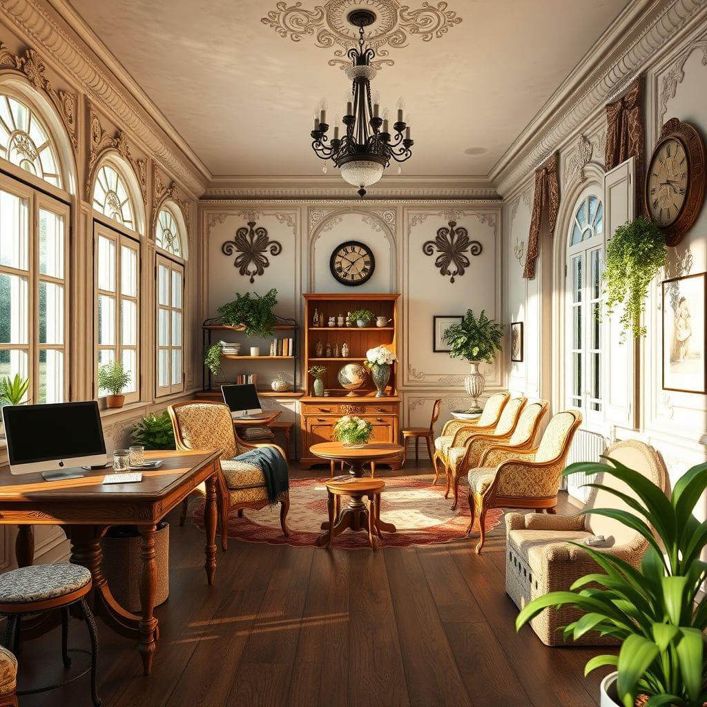 French Country Coworking Space design example 3