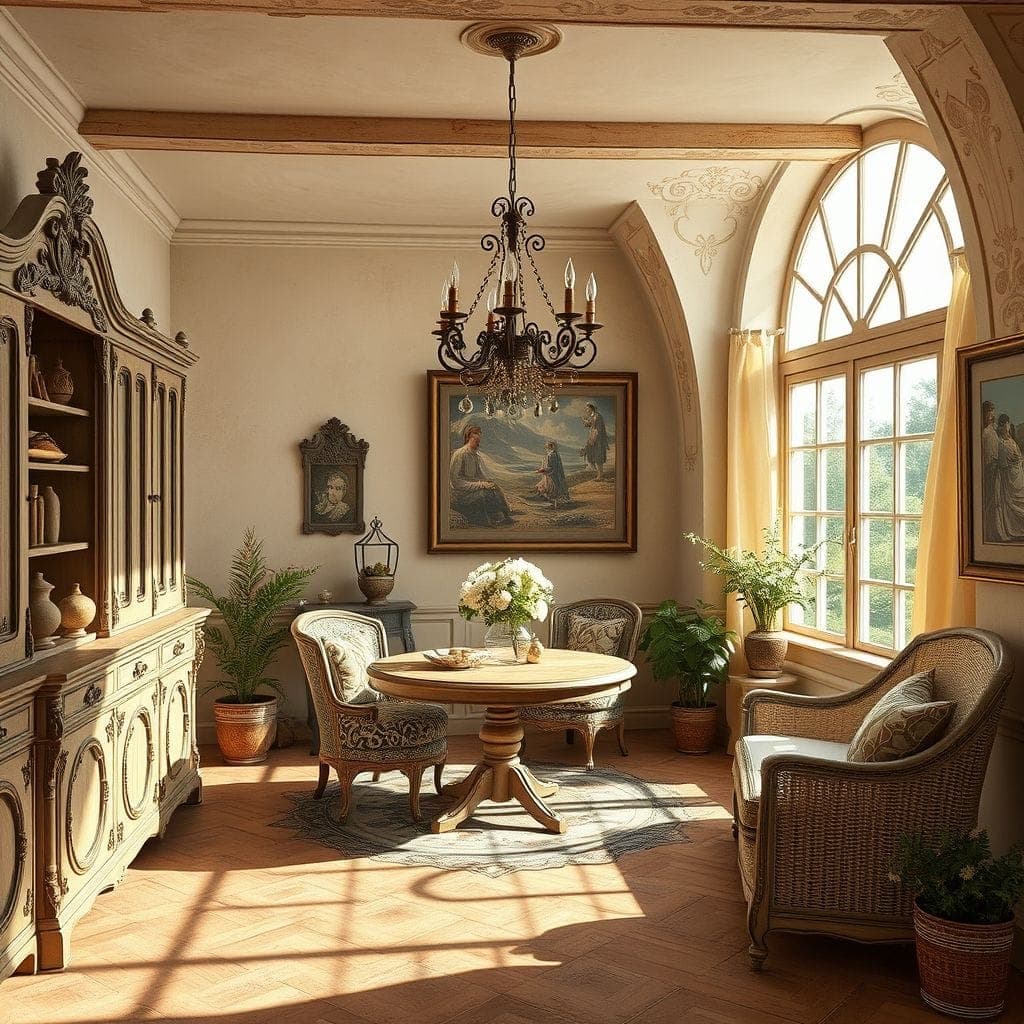 French Country Drop Zone design example 2