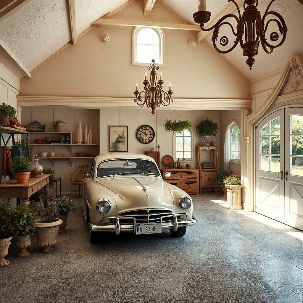 French Country Garage design example 1