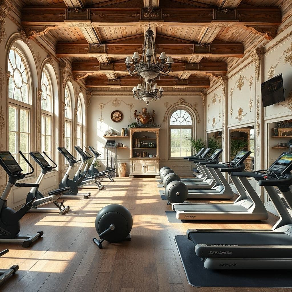 French Country Gym design example 1