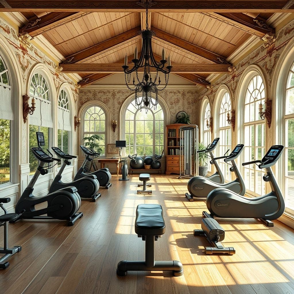 French Country Gym design example 4