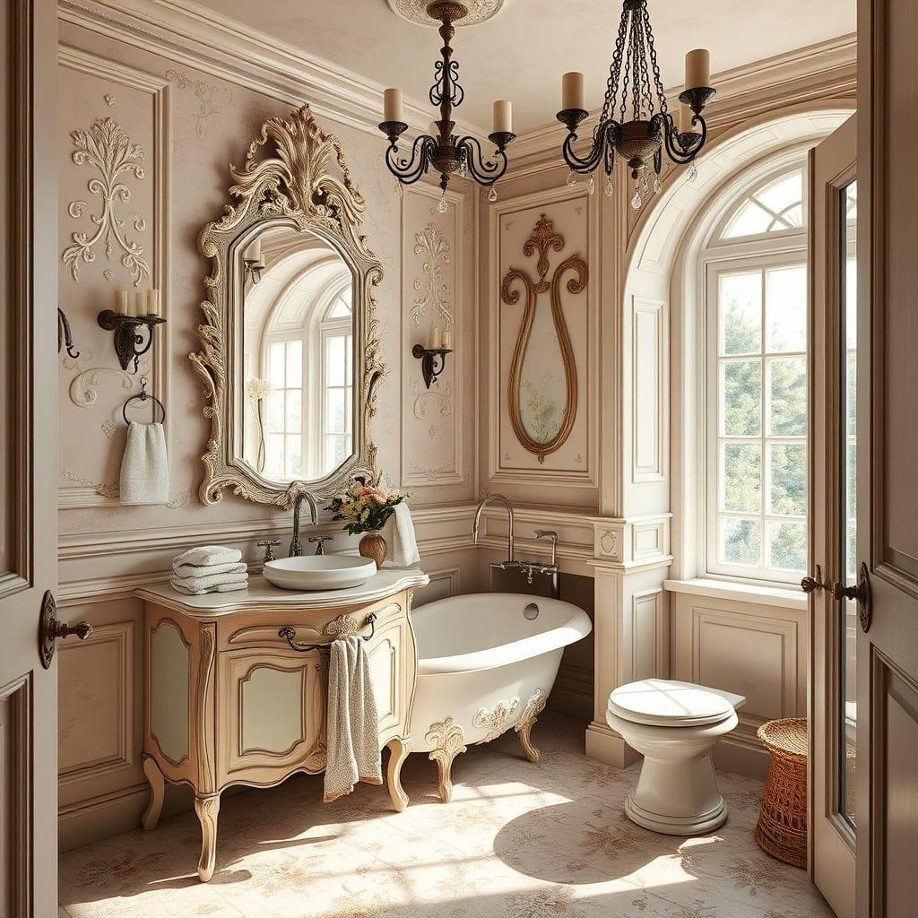 French Country Hotel Bathroom design example 2