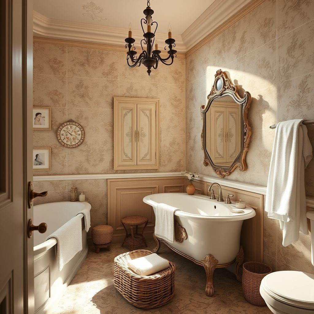 French Country Hotel Bathroom design example 4