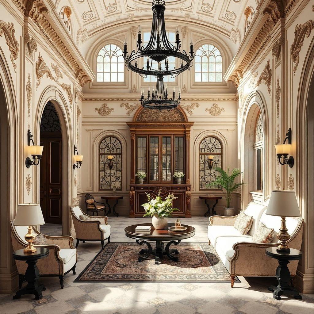 French Country Hotel Lobby design example 2