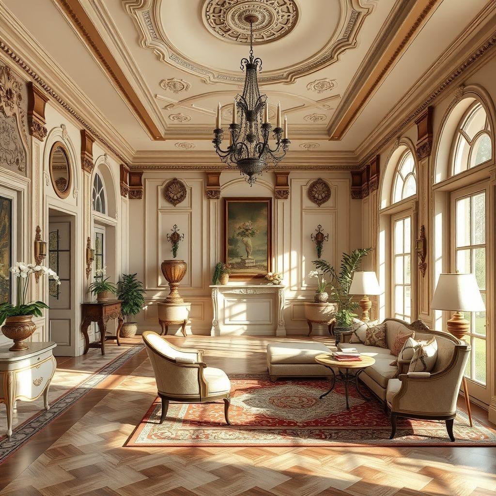 French Country Hotel Lobby design example 4