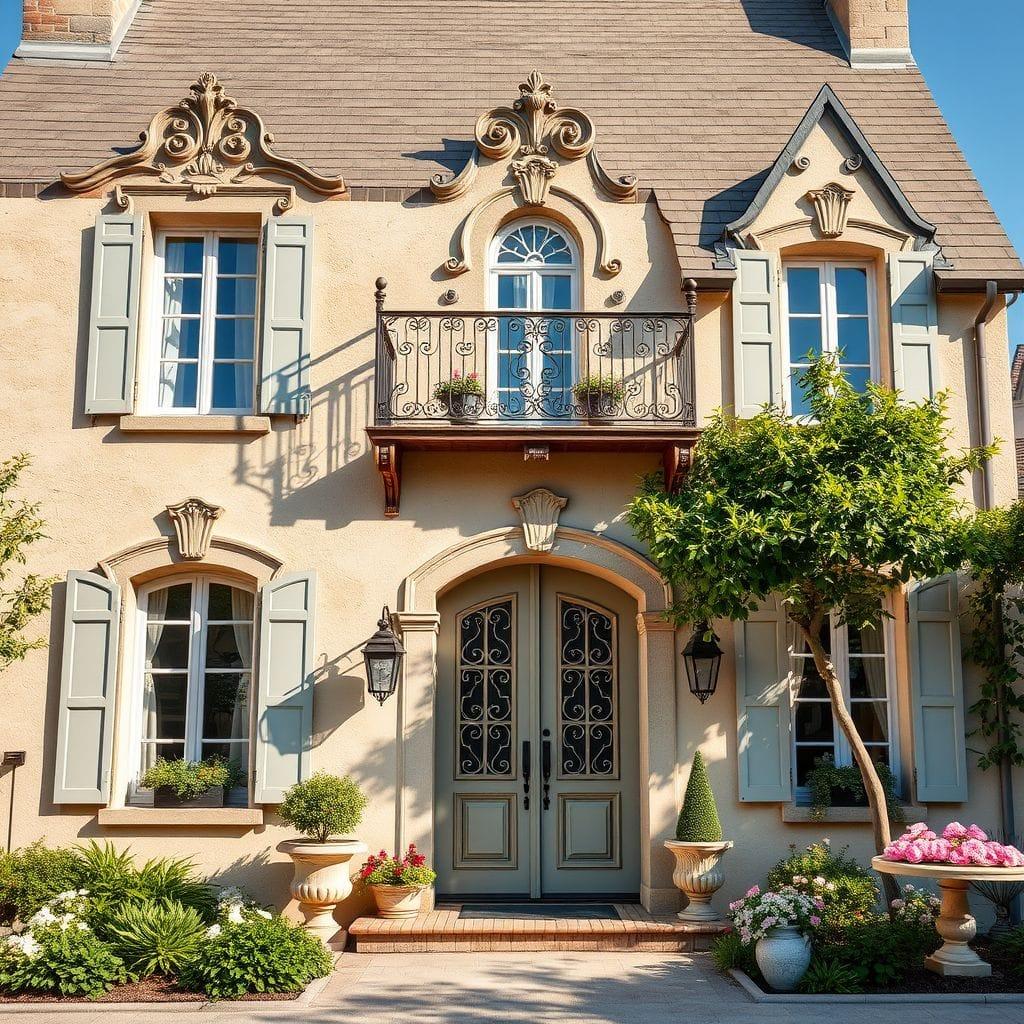 French Country House Exterior design example 2