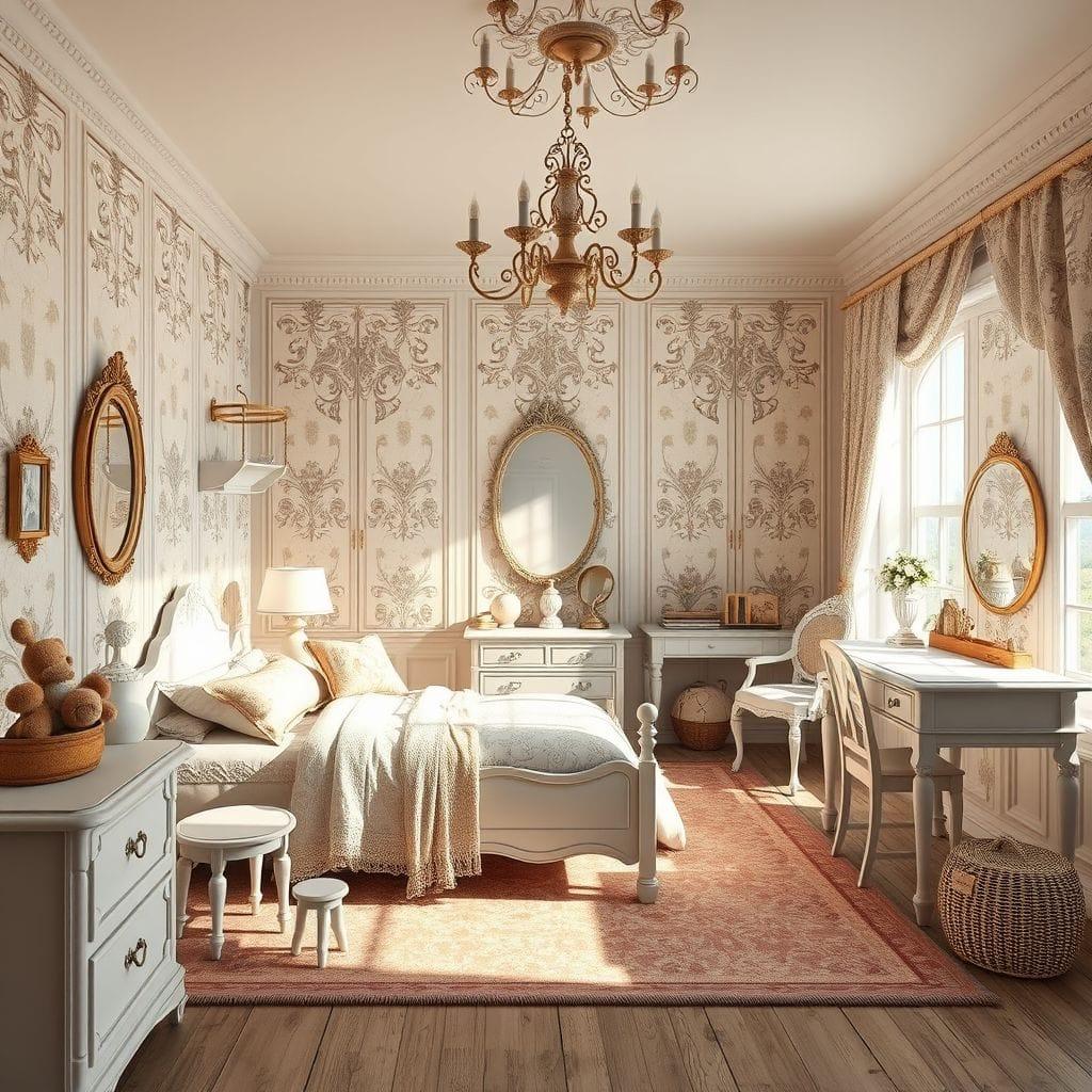 French Country Kids Room design example 1