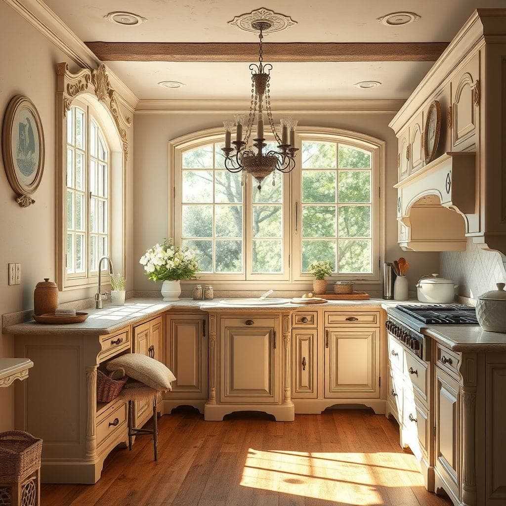 French Country Kitchen design example 1