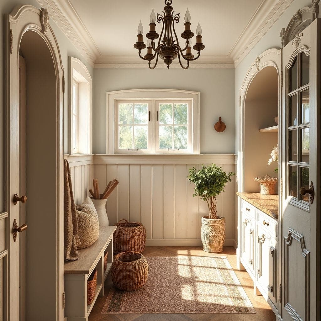 French Country Mudroom design example 1