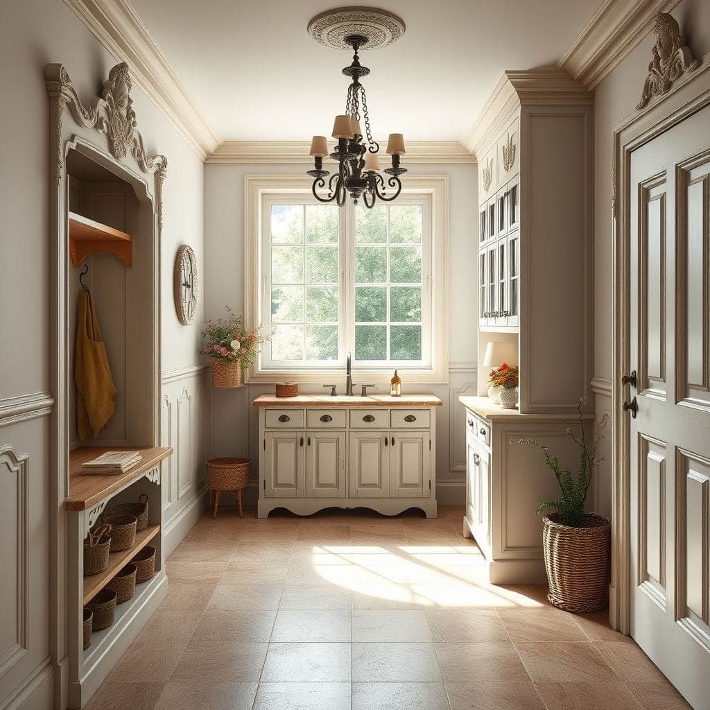 French Country Mudroom design example 3