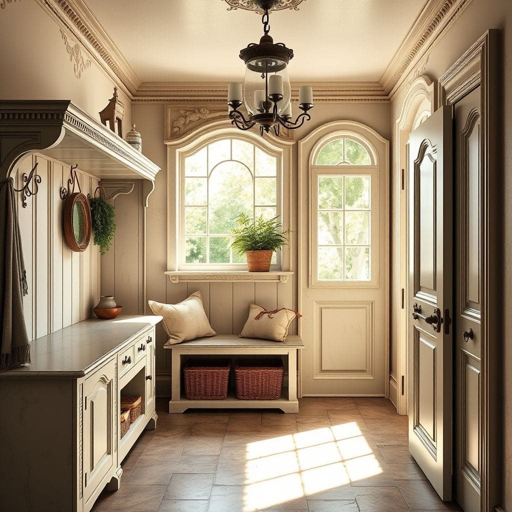 French Country Mudroom design example 4