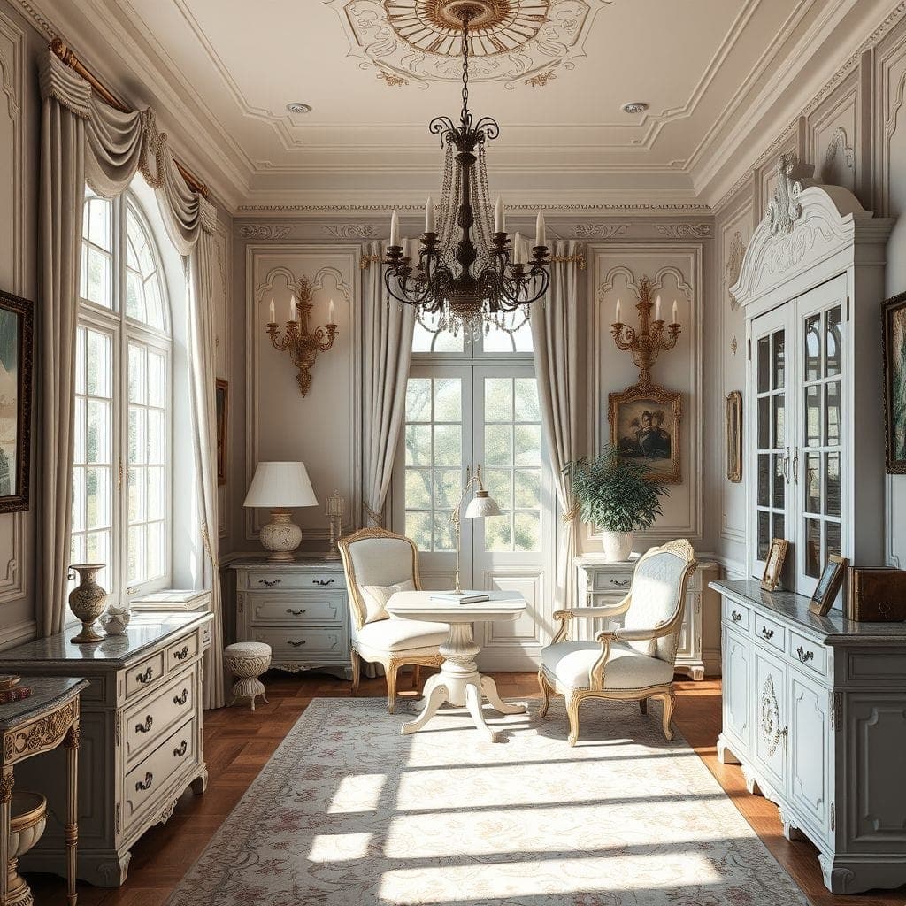 French Country Office design example 1