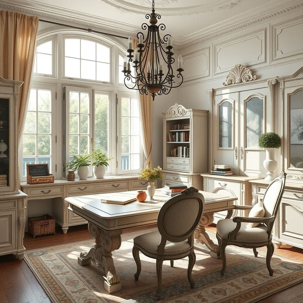 French Country Office design example 2