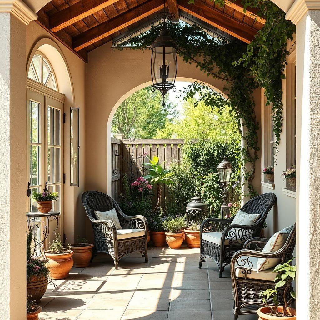 French Country Outdoor Garden design example 4