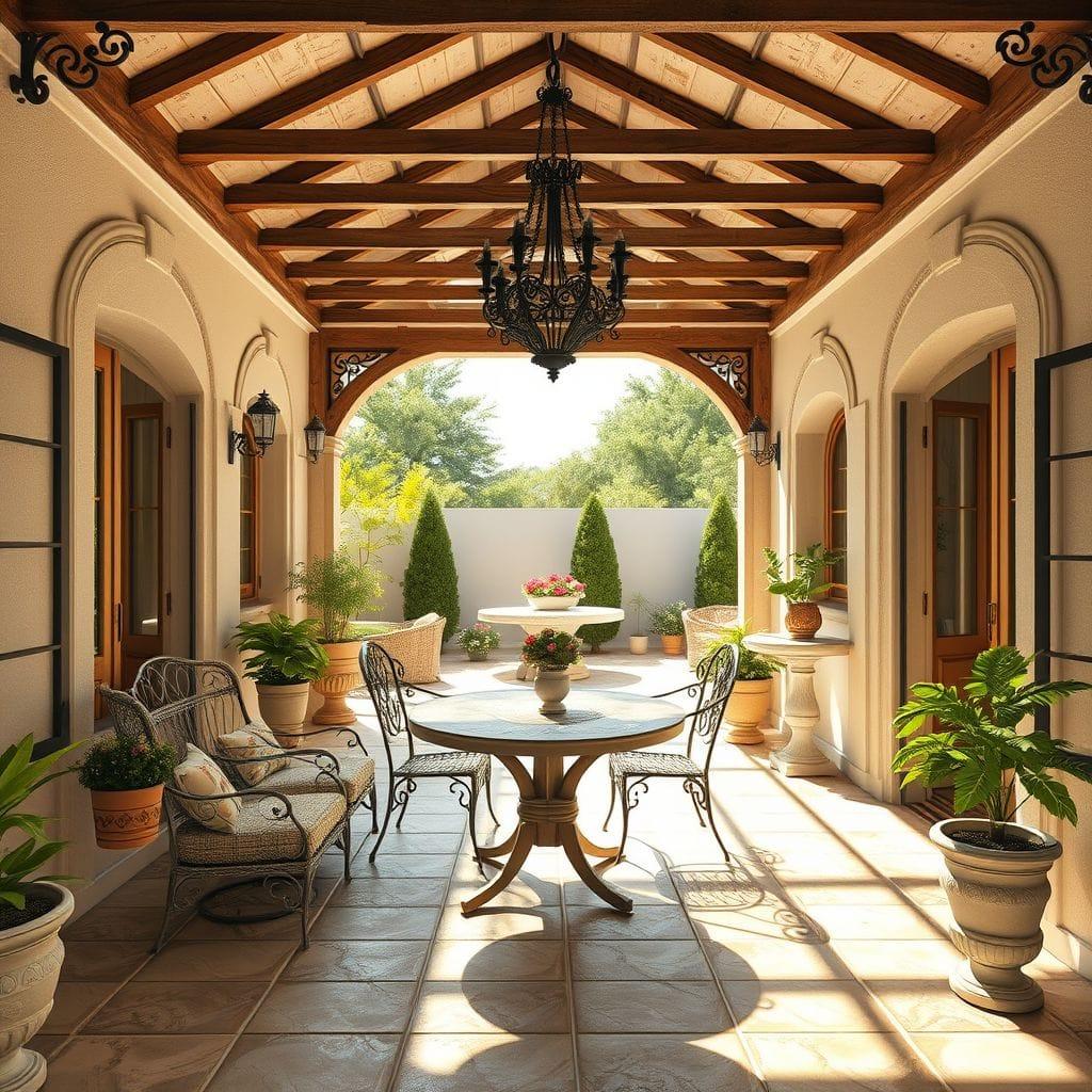French Country Outdoor Patio design example 2