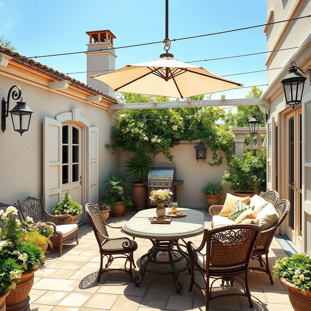 French Country Outdoor Patio design example 3