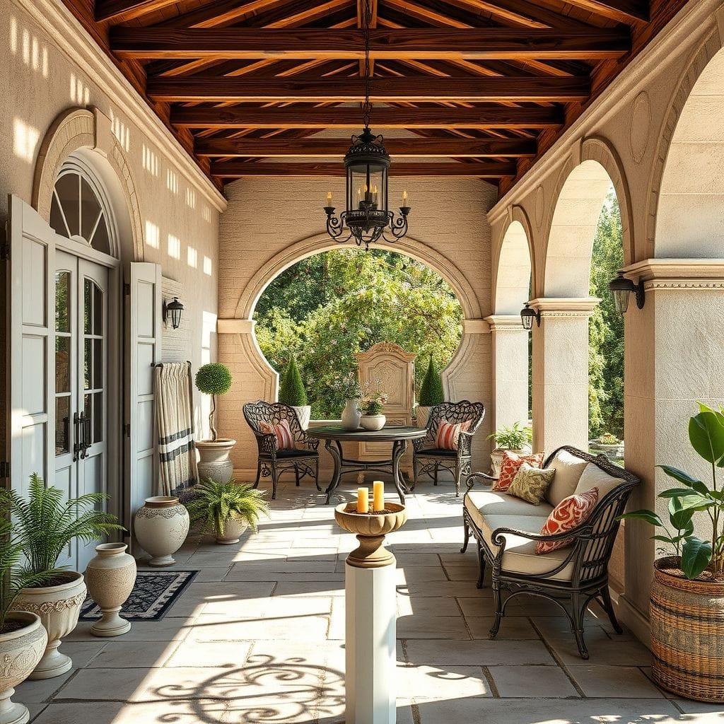 French Country Outdoor Patio design example 4