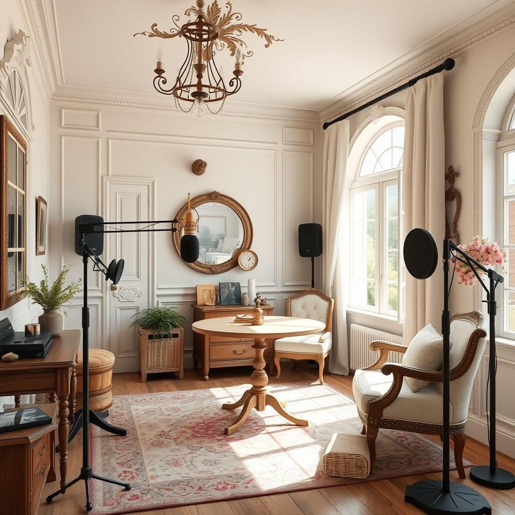 French Country Podcast Studio design example 2