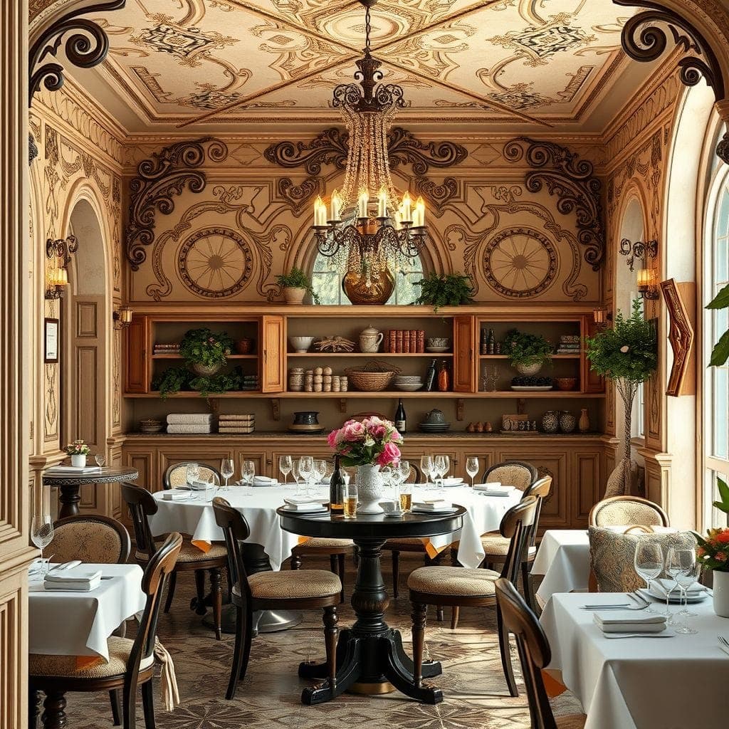 French Country Restaurant design example 1