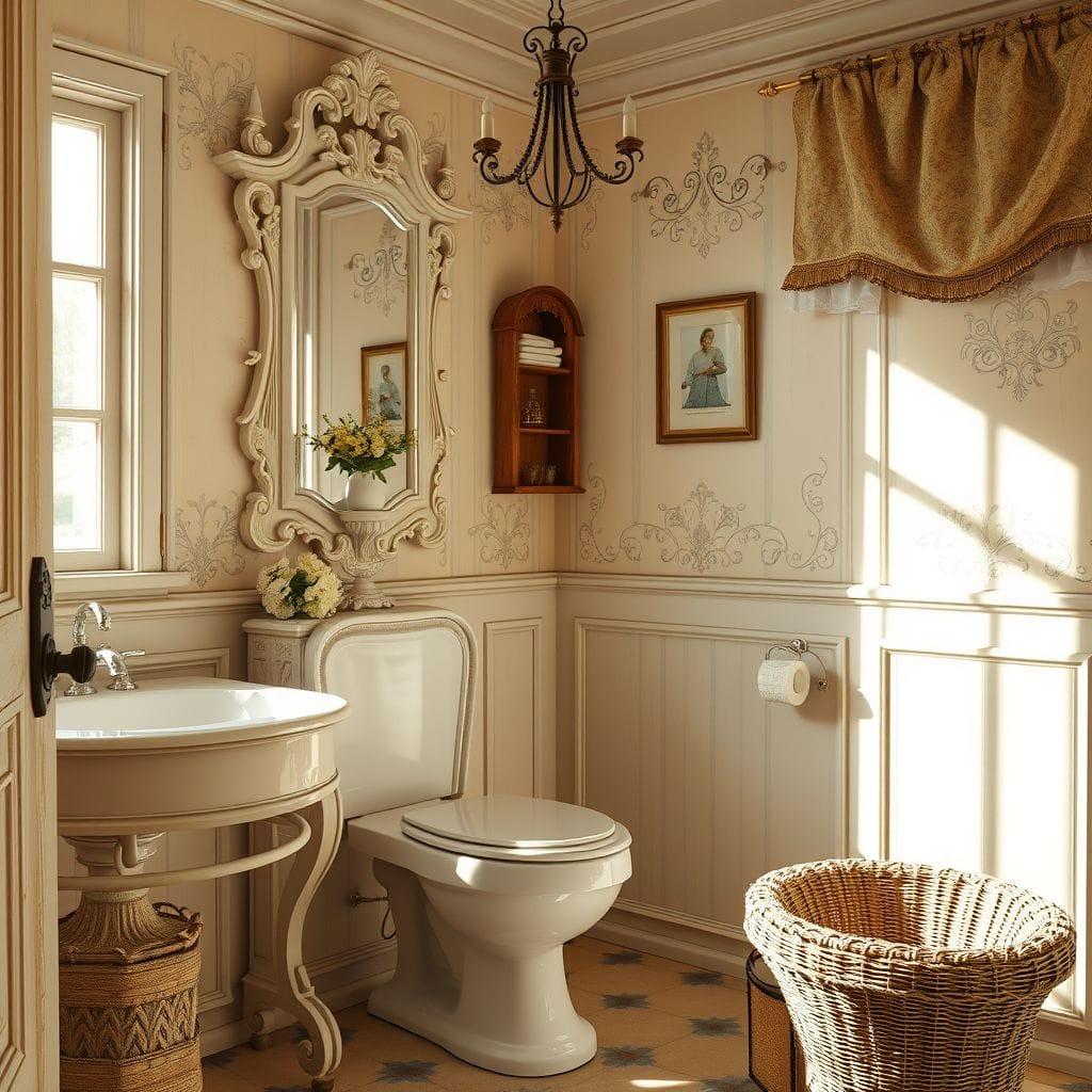 French Country Toilet design example 2