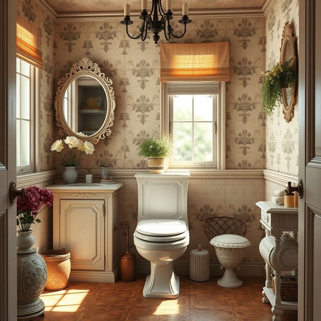 French Country Toilet design example 3