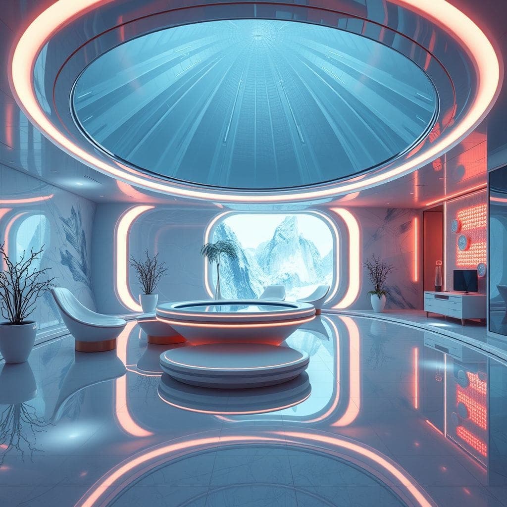 Futuristic Onsen design example 2