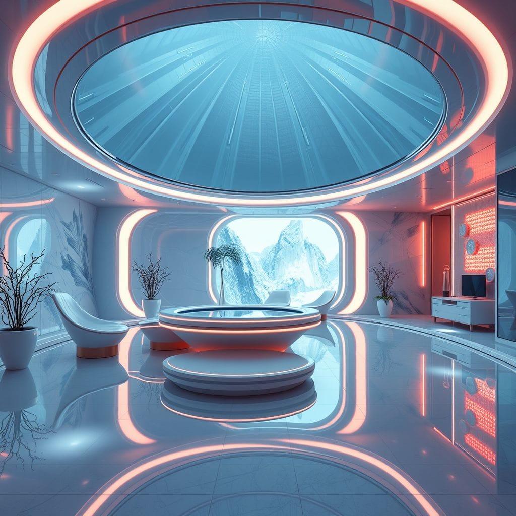 Futuristic Onsen design example 2