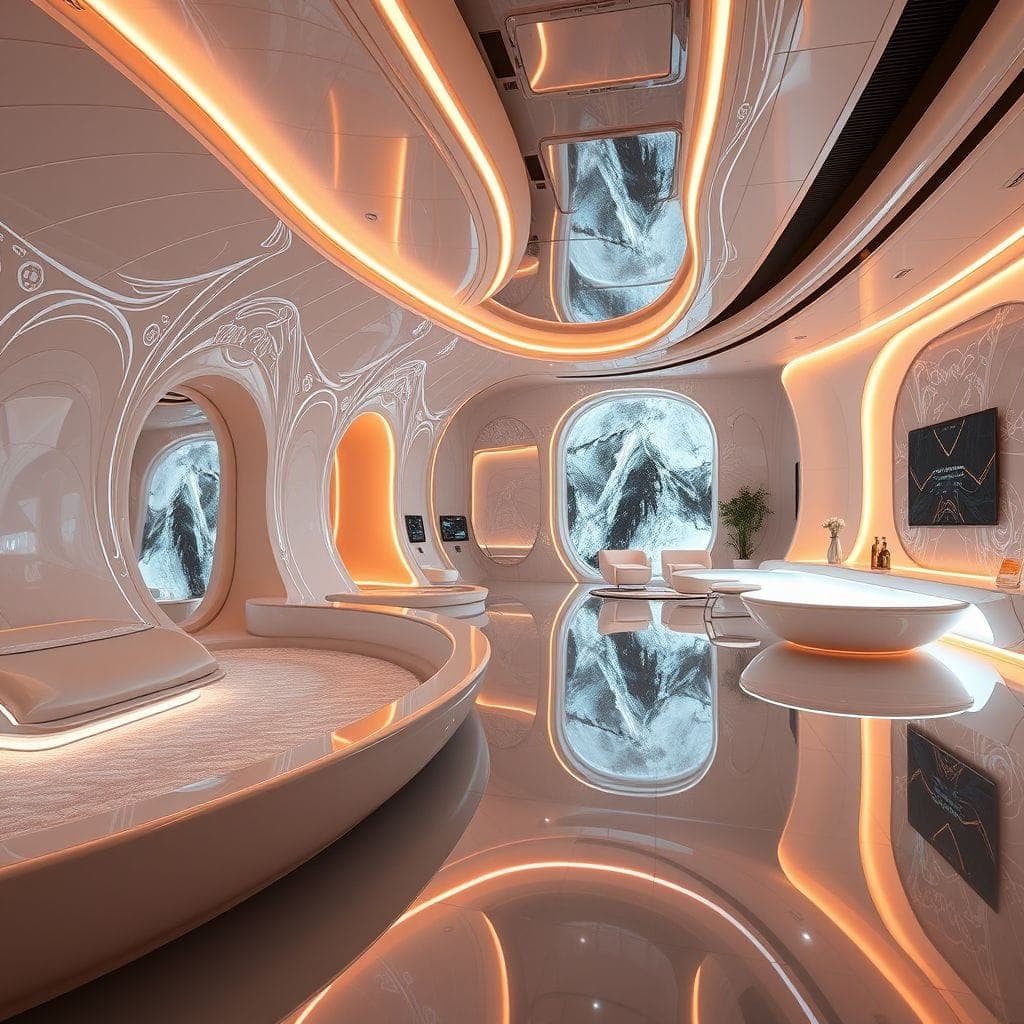 Futuristic Onsen design example 3