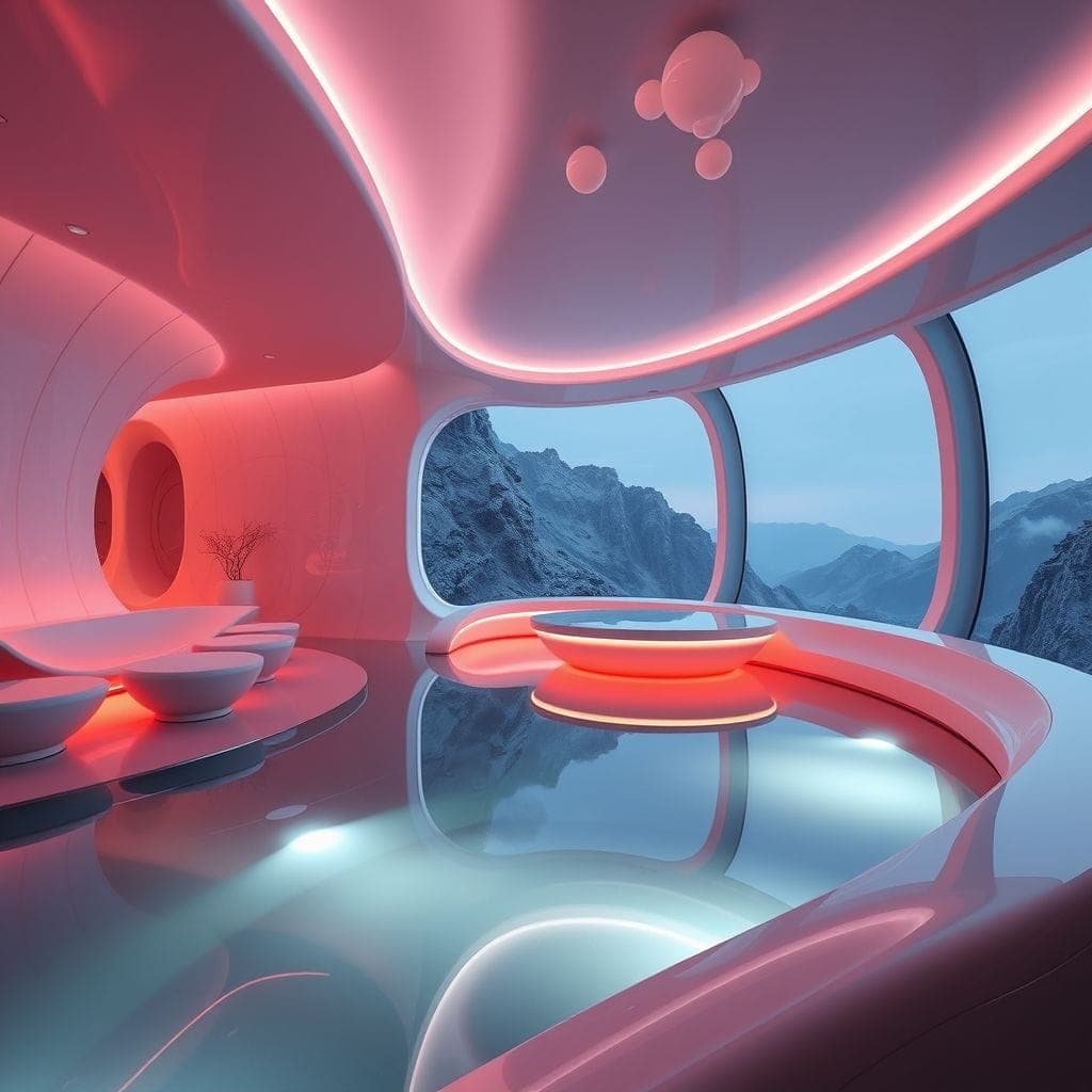 Futuristic Onsen design example 4