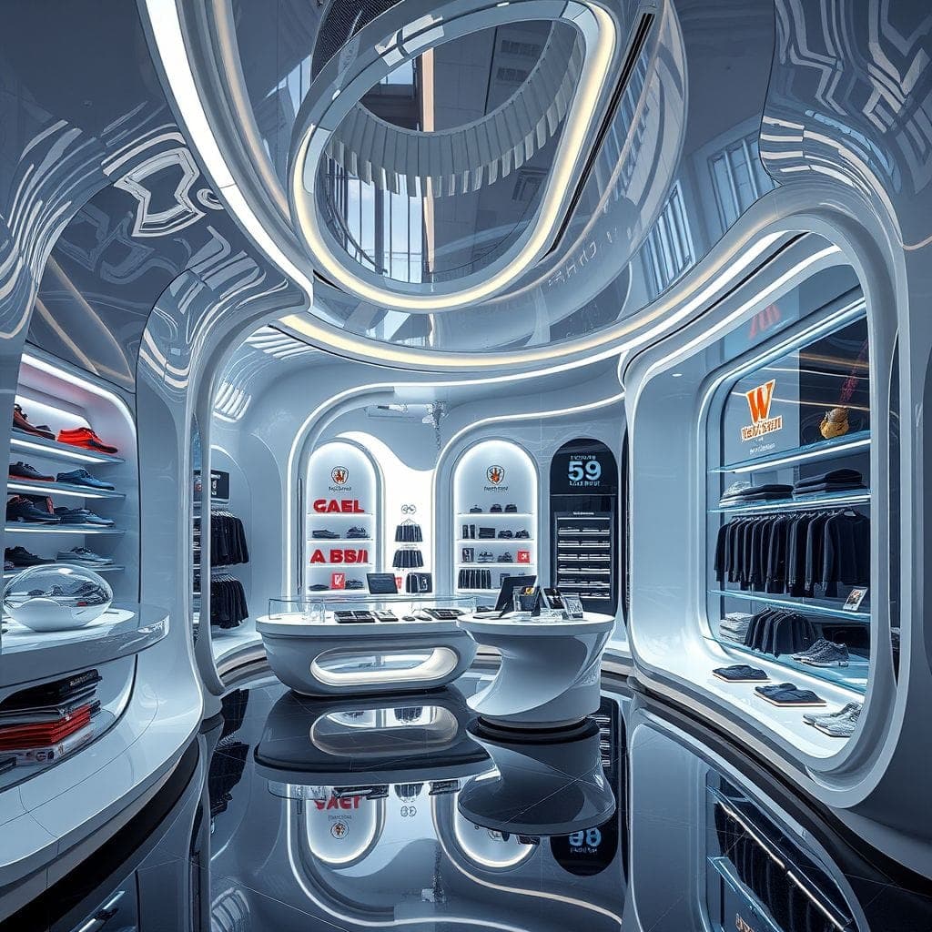 Futuristic Store design example 2