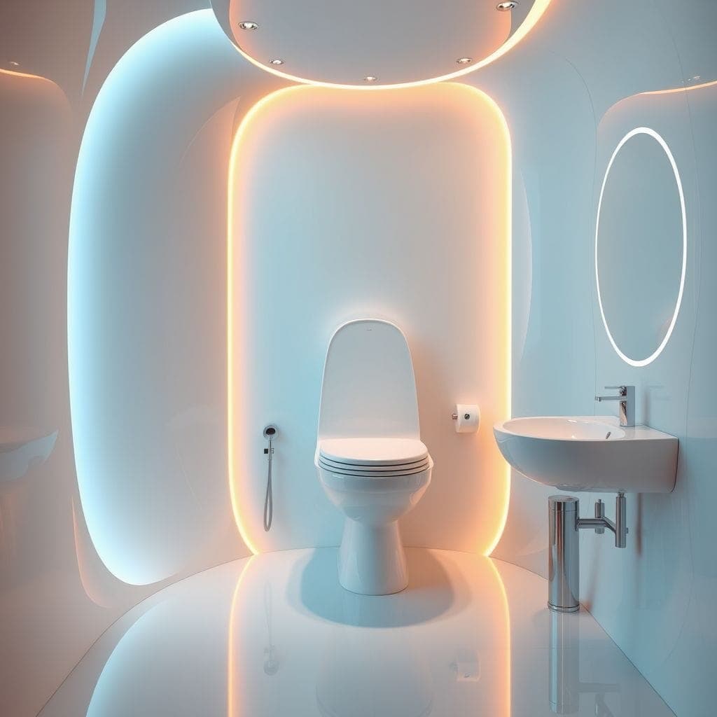 Futuristic Toilet design example 1