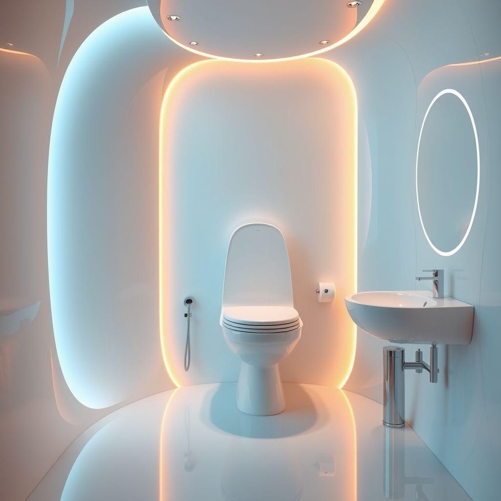 Futuristic Toilet design example 1