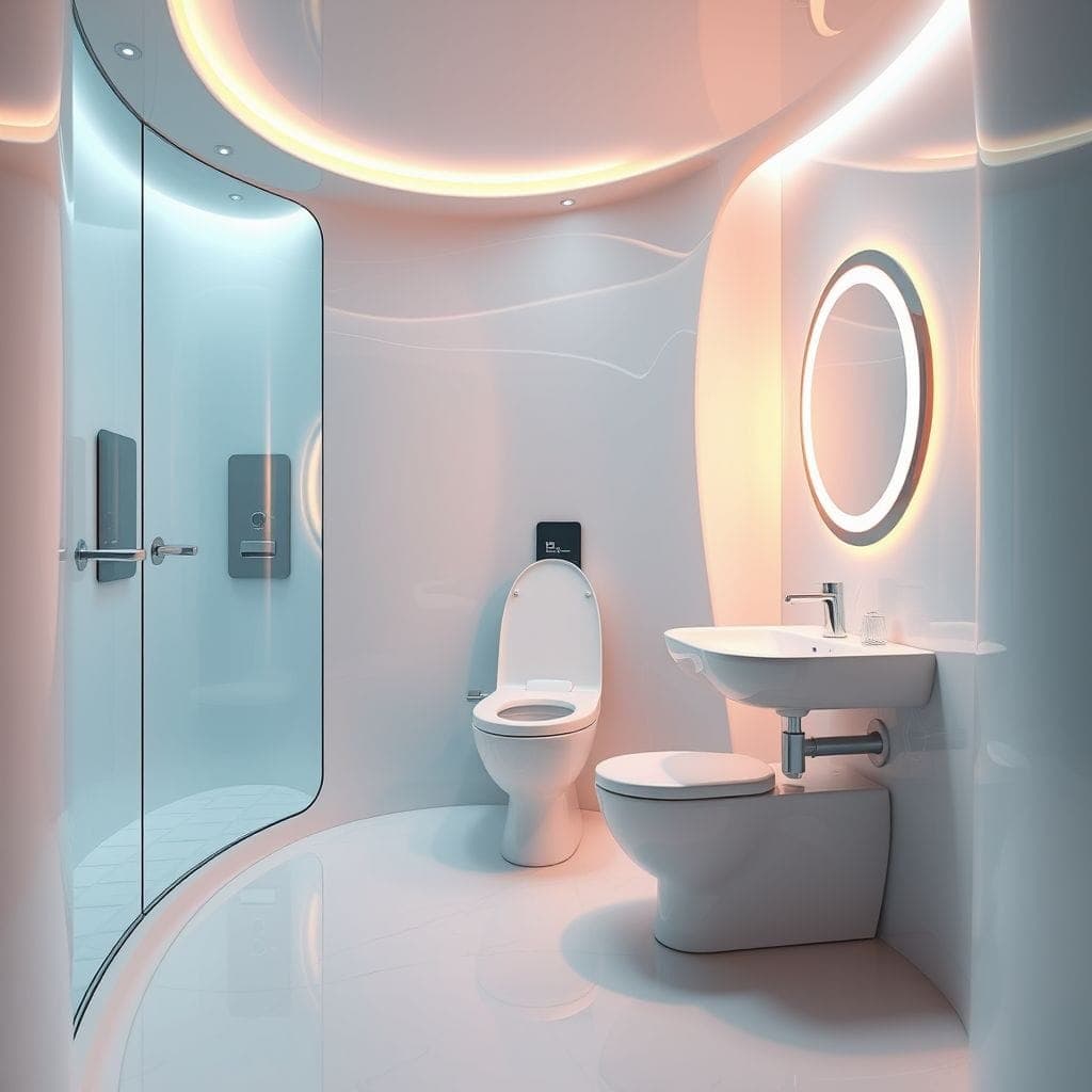 Futuristic Toilet design example 2
