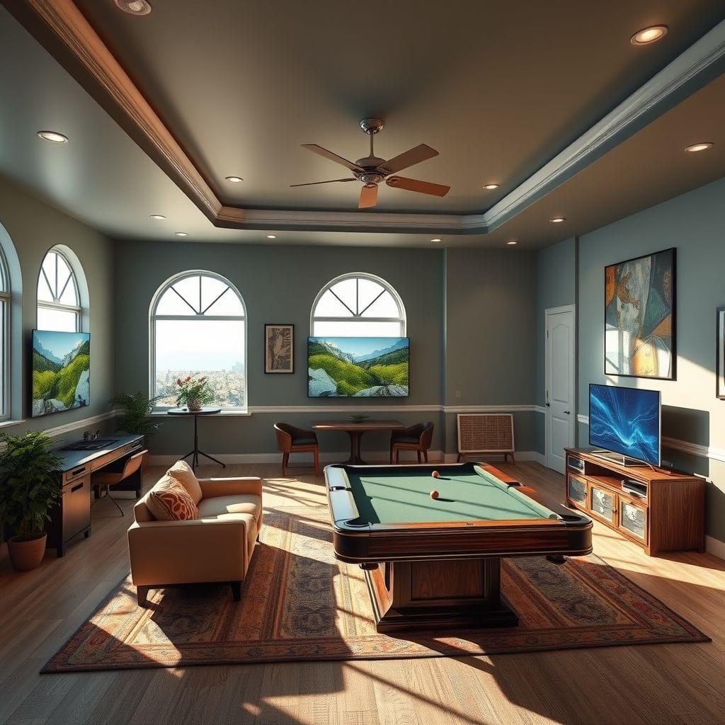  Game Room design example 1