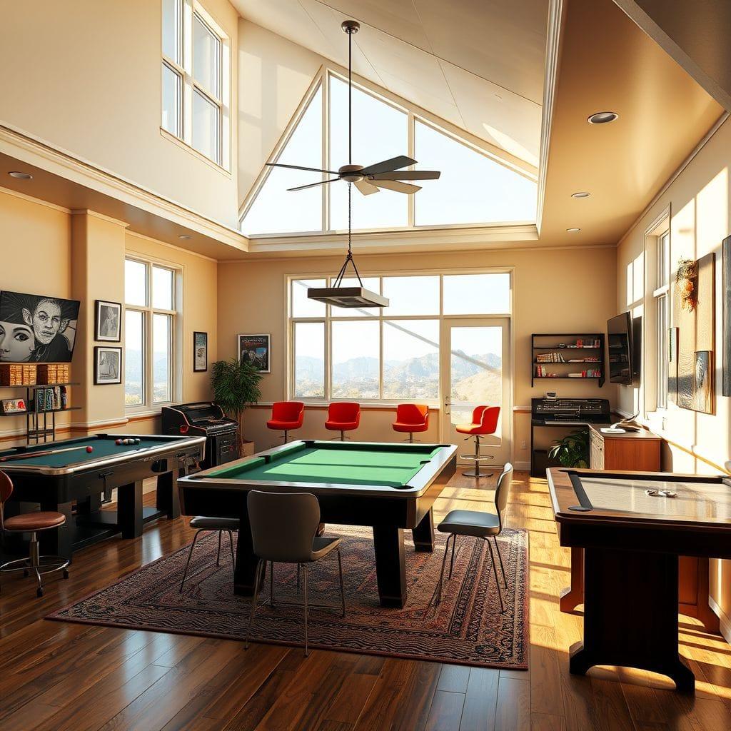  Game Room design example 4