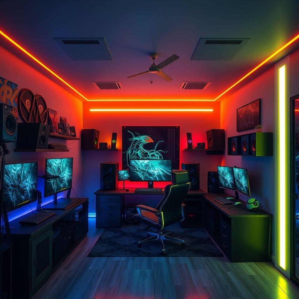 Gaming Room  design example 4