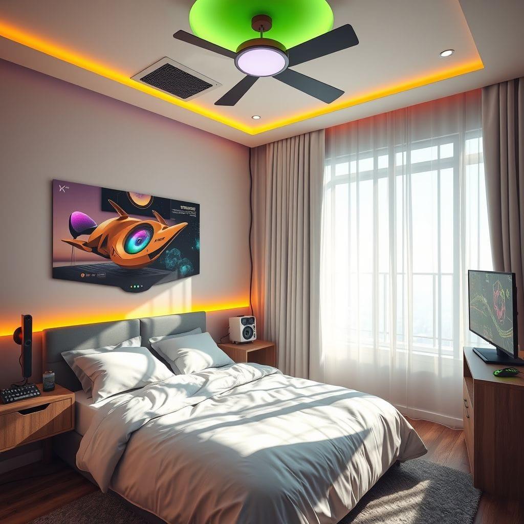 Gaming Room Bedroom design example 2