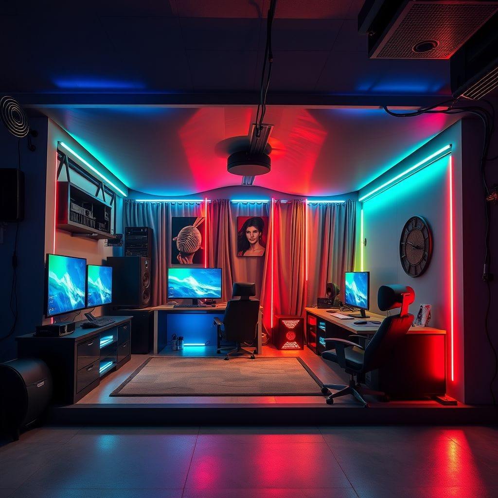 Gaming Room Carport design example 1