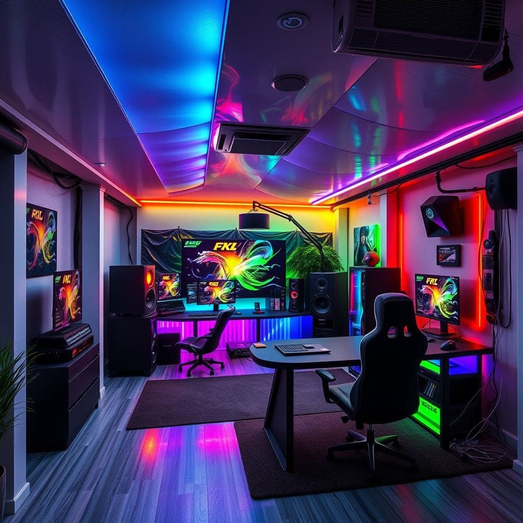 Gaming Room Carport design example 4