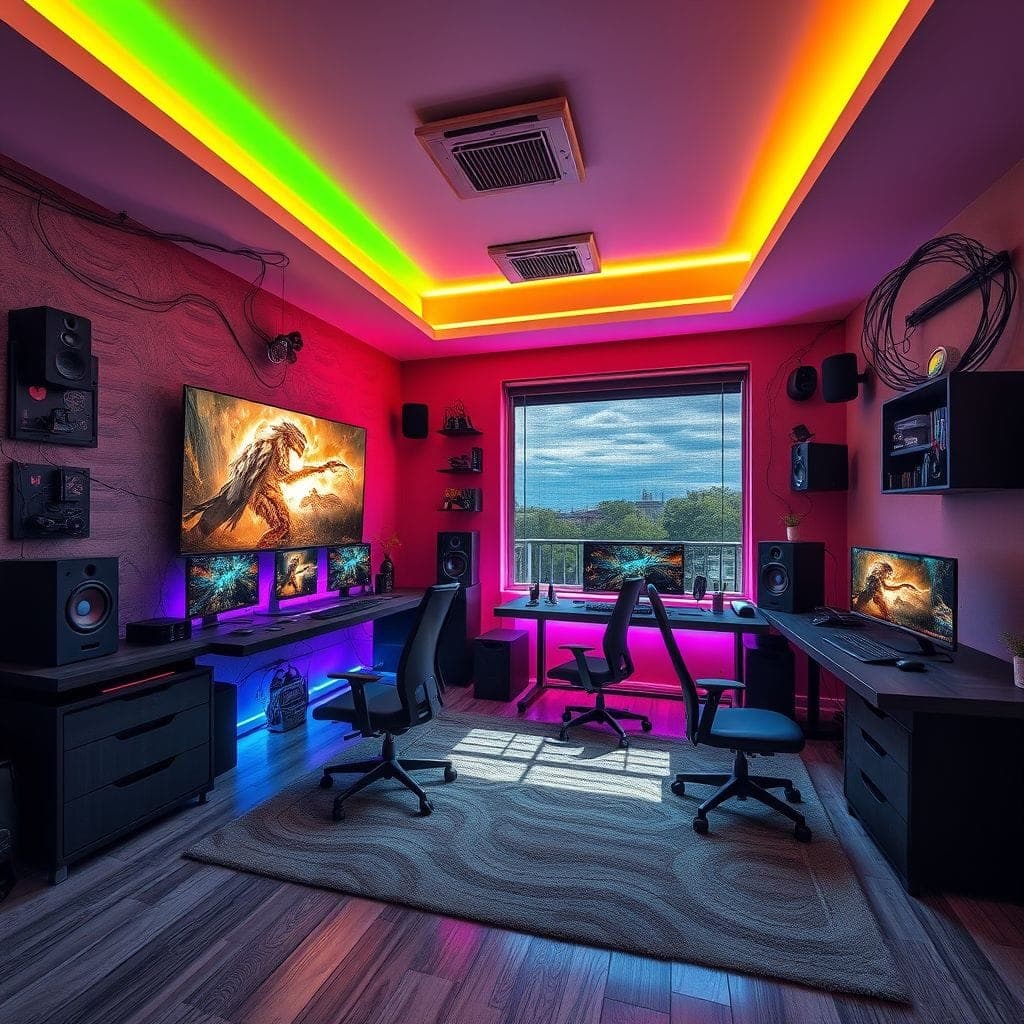 Gaming Room Coworking Space design example 4