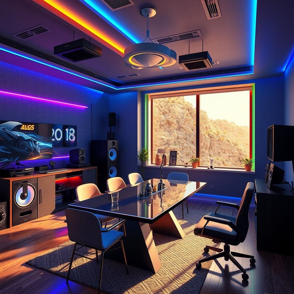 Gaming Room Dining Room design example 2