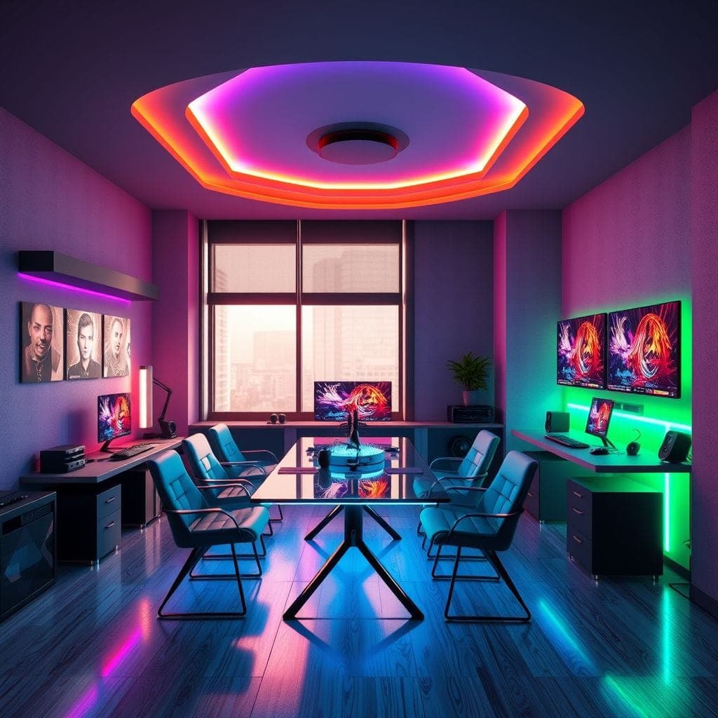 Gaming Room Dining Room design example 4