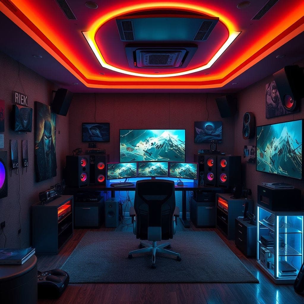 Gaming Room Drop Zone design example 1