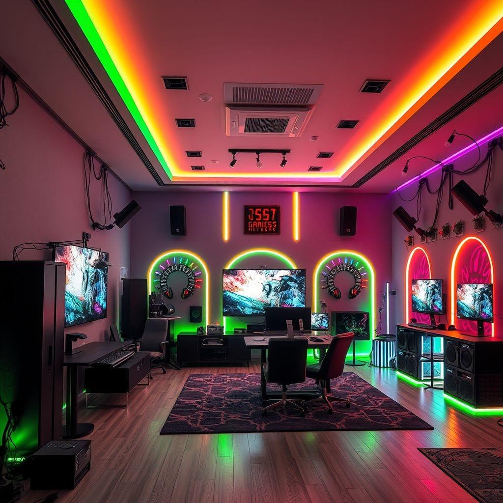 Gaming Room Exhibition Space design example 2