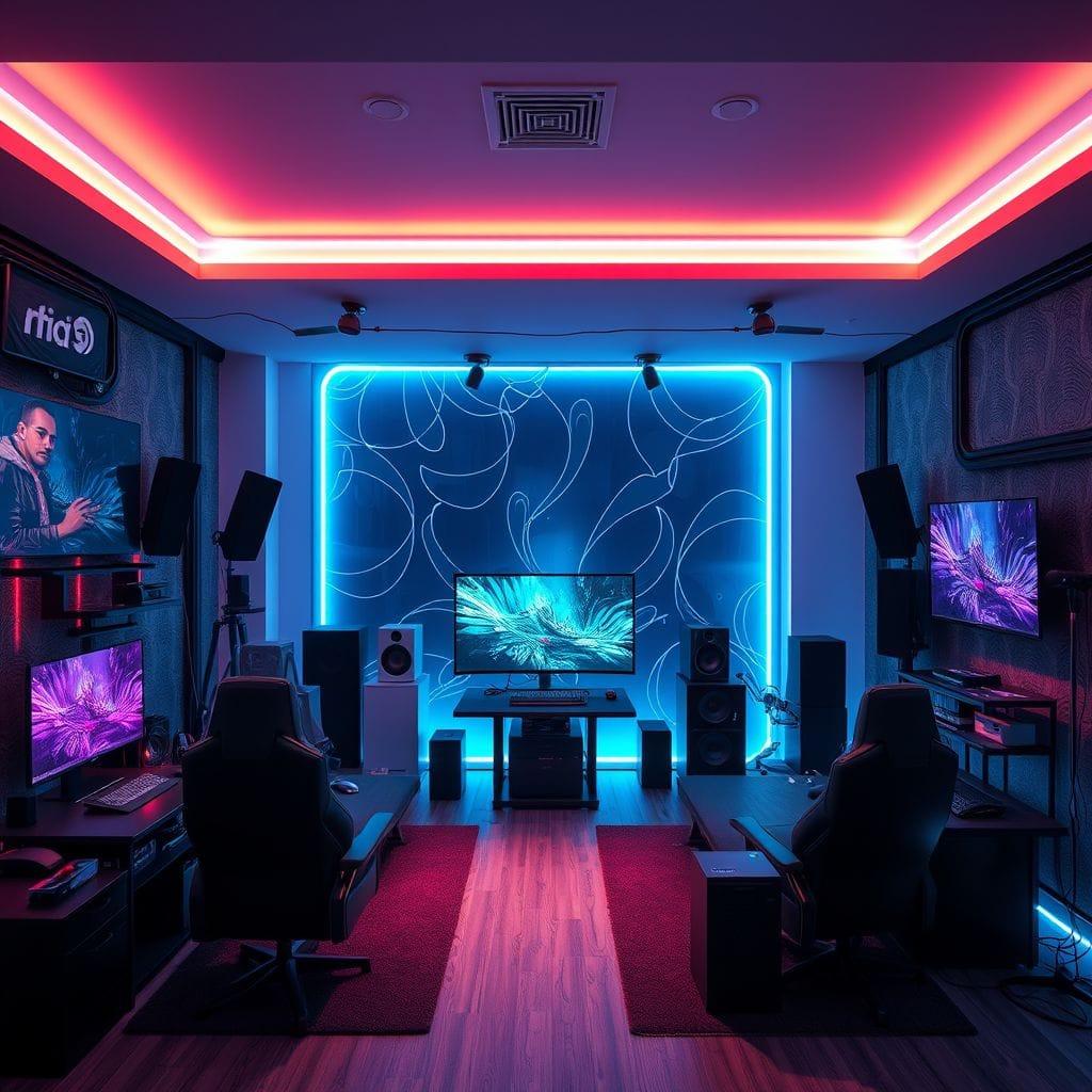 Gaming Room Exhibition Space design example 3
