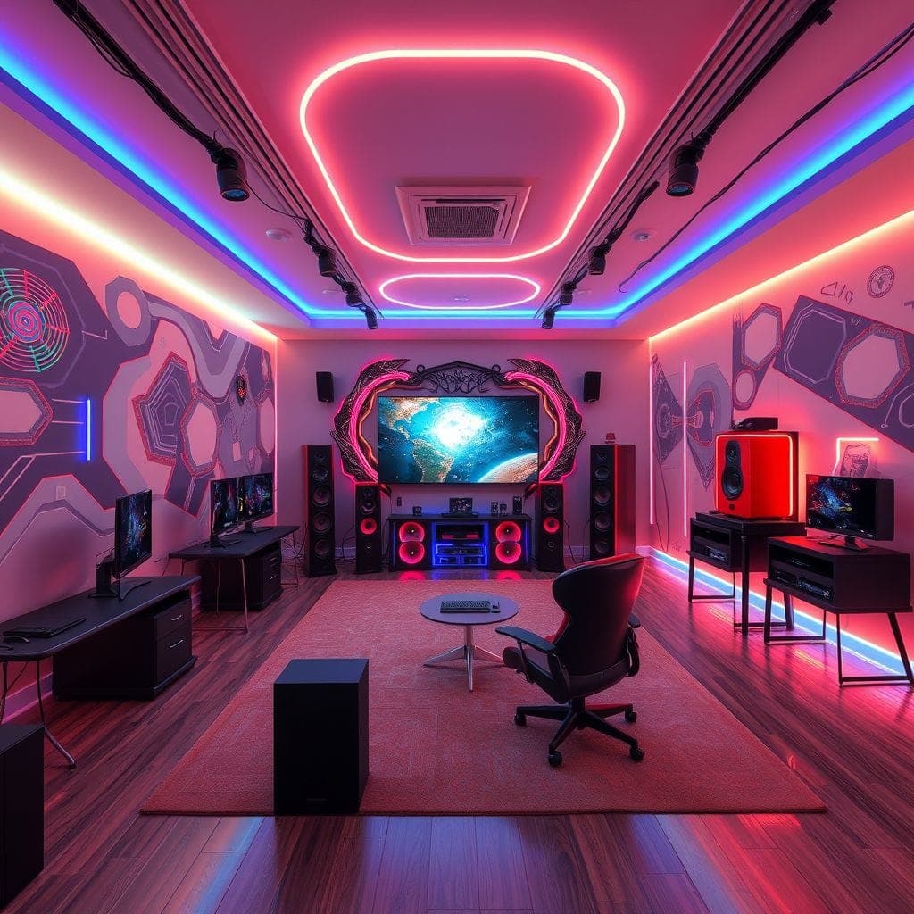 Gaming Room Exhibition Space design example 4