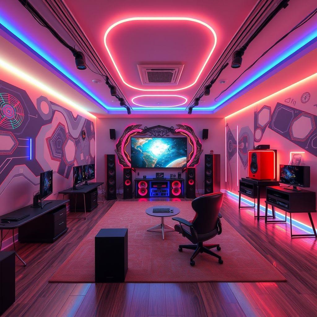 Gaming Room Exhibition Space design example 4