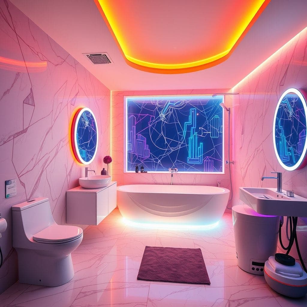 Gaming Room Hotel Bathroom design example 4