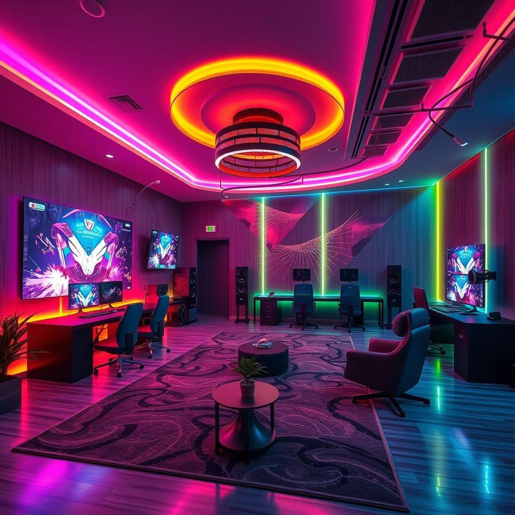 Gaming Room Hotel Lobby design example 1