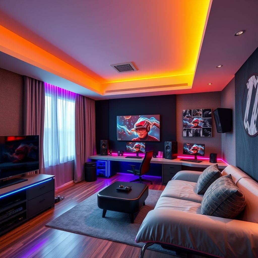 Gaming Room Hotel Room design example 2